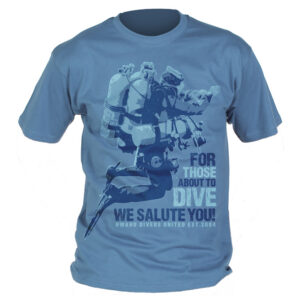 FOR THOSE ABOUT TO DIVE - STEEL BLUE